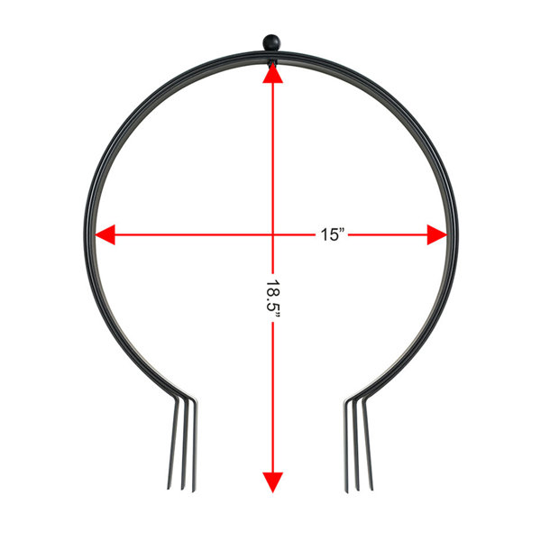 Wildon Home® Scurlock 18.5" H x 15.5" W Metal Obelisk Trellis & Reviews